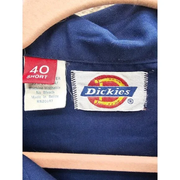 Dickies Vintage 80s Coveralls Work Wear Short Sleeve 40 Short - Picture 6 of 10